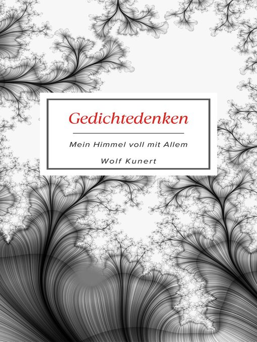 Cover image for Gedichtedenken--Mein Himmel voll mit Allem